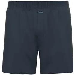 AMMANN Herren Boxershorts - Jersey Boxershorts Basic Cotton, lockerer Schnitt, Baumwolle Dunkelblau 2XL