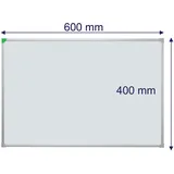 Franken Whiteboard 60 x 40 cm Silber/Weiß