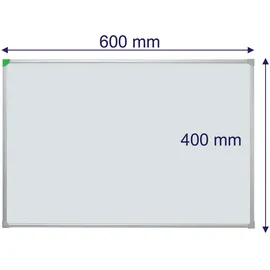 Franken Whiteboard 60 x 40 cm Silber/Weiß