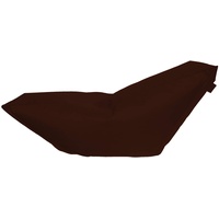 Dmora Sitzsack Loungebett, braun, Maße 160 x 70 x 50 cm