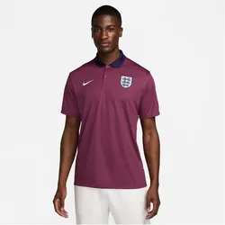 NIKE England Victory Dri-FIT Fußball Poloshirt Herren 655 - rosewood/sesame/white S