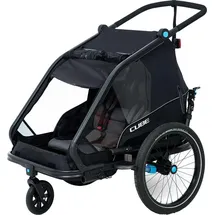 Cube Double CMPT Kinderanhänger schwarz 2026