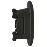 AKO Agrartechnik Profi-Eck-/Streckenisolator für Weidezaun 6er Pack Schwarz