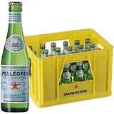 24 x San Pellegrino Mineralwasser 0,25 l Glasflache in Originalkiste ...