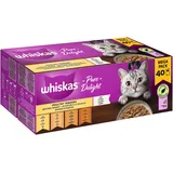 Whiskas Pure Delight Multipack Mega Pack Geflügel Ragout in Gelee 40 x 85g