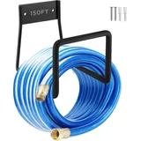 Schlauchhalter, robuster Metall-Schlauchaufhänger zur Wandmontage, Wasserschlauchhalter, Haken für Gartenschlauch, erweiterbarer Schlauch, Schlauchtrommel, flexibler Schlauch (Schlauchhalter, 4.5 m)