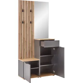 HBZ Kompaktgarderobe »Simple - B/H/T ca. 88,00x195,00x35,00