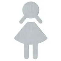 Hewi Symbol Frau 710XA.150.2 VA Farb-Nr.XA B.87mm H.150mm S.1,5mm