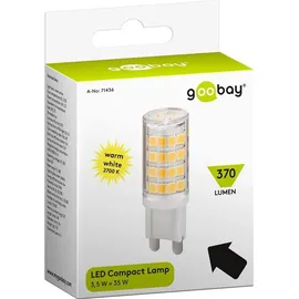 goobay LED-Kompaktlampe 71436 3,5 W G9 warmweiß 370 lm