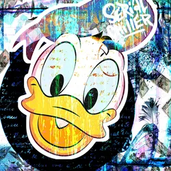 Acrylglasbild Graffiti