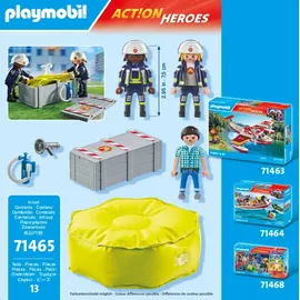 Playmobil Action Feuerwehrleute mit Luftkissen 71465