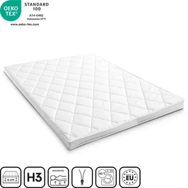matratzen discount Komfortschaumtopper T6 180 x 200 cm, Höhe 6 cm, Härtegrad H3
