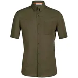 Icebreaker Herren Steveston Polohemd, LODEN