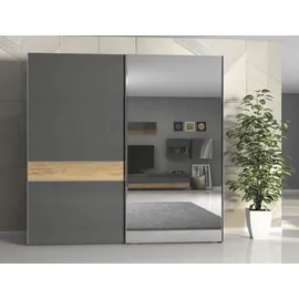 OTTO home Schwebetürenschrank Onyx 230 x 224 x 61 cm Grau