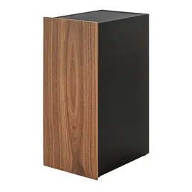 Yamazaki Beistellschrank Metall 24 x 60 x 36 cm schwarz 2 Fächer