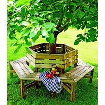 Tetzner & Jentzsch Baumbank Ø 230 cm natur