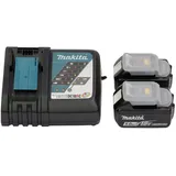 Makita Power Source Kit 18 V Li-Ion 2 x 5,0 Ah + DC18RC Ladegerät