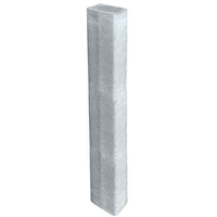 Diephaus Rechteck-Palisade Grau 200 x 16,5 x 12 cm