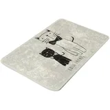 Badematte mit Zwei Katzen