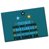 Speecheese Freundschaft Souvenir Magnet in Teal mit Spruch für