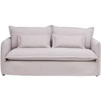 Livetastic Sofa, Beige, Metall, 2-Sitzer, Füllung: Polyester,Schaumstoff, Polyester, 195x82x98 cm, Made in EU, Rücken echt, Wohnzimmer, Sofas & Couches, Sofas