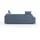 sit&more Ecksofa SIT & MORE "Quincy L-Form", blau, B:249cm H:82cm T:213cm, Sofas, Ecksofa, wahlweise mit Bettfunktion und Bettkasten