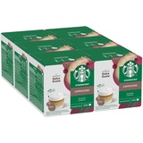 STARBUCKS Cappuccino by Nescafé Dolce Gusto Kaffeekapseln 6 x 12 (72 Kapseln)