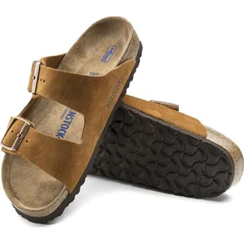 Birkenstock Arizona Weichbettung Veloursleder schmal mink 39