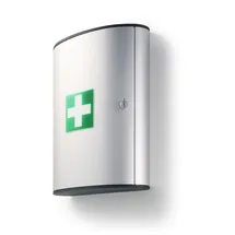 Durable First Aid Box L leer silber