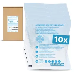 ARNOMED Sofortkältekompresse, Größe M 931-M-10 , 1 Packung = 10 Stück