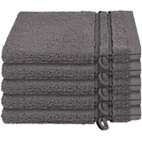 SCHIESSER Milano Waschhandschuh 5 x 16 x 22 cm anthrazit