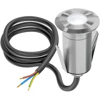 Ledscom.de LED Bodeneinbauleuchte GLOX für außen, IP67, aluminium, rund,