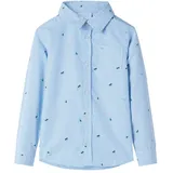 vidaXL Kinderhemd Hellblau 104