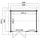 Lasita Maja Gartenhaus 2 x 1,24 m Grau