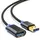 deleyCON USB 3.0 1,5 m Schwarz/Blau