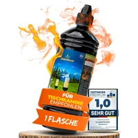 glanzfeuer® Bioethanol für Tischkamin - 1x Bio Ethanol 1 Liter Flasche für Ethanol Kamin - Premium Tischkamin Ethanol - Made IN EU - Umweltfreundliches Bioethanol Tischkamin Indoor & Outdoor