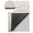 WECON HOME Antirutsch Teppichunterlage WECON HOME "RugPad Premium", creme, B:150cm H:6mm L:150cm, Polyester, Teppichunterlagen, Teppichunterlage, Anti-Rutsch-Matte, Komfort, Schutz