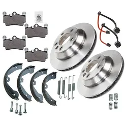 Bestprice Bremsscheiben+Bremsbeläge+Bremsbacken hinten für Audi, Porsche, VW