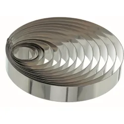 SCHNEIDER Tortenring, Edelstahl 163180 , Durchmesser: 180 mm, Höhe: 45 mm