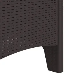 vidaXL Gartenstuhl 53 x 49 x 85 cm braun 2 St.