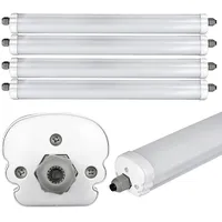 V-Tac LED Wannenleuchte Feuchtraumleuchte Kellerlampe Werkstattleuchte Deckenlampe 4320lm Kaltweiß