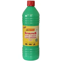Favorit Spiritus 1000 ml; geeignet für Haushalt, Auto und Freizeit; aus reinem Bio-Alkohol mit Spritzausgießer und kindersicherem Verschluss