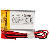 Akyga LP402030 Akkupack x Spezial-Akku LiPo 3.7V 190 mAh
