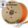 HB-Digital CAT7 Kabel Verlegekabel Ethernet Datenkabel Installationskabel S/FTP AWG23 LSZH orange