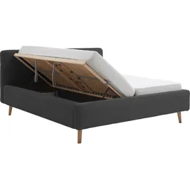 Meise Möbel Polsterbett Mattis 180 x 200 cm Cord Grau Anthrazit