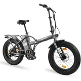 Sharp E-Fatbike 20 Zoll RH 0 cm grau