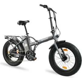 Sharp E-Fatbike 20 Zoll RH 0 cm grau