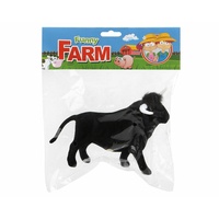 BigBuy Fun Toro Funny Farm Schwarz 16 x 11 cm