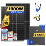 onLite: 900 Watt Balkonkraftwerk - ohne Halterung / 4.22 kWh / 3m