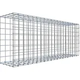 Gabiona C-Ring-Gabione-Anbaukorb Typ 2 40 x 100 x 20 cm Maschenw 5 x 5 cm